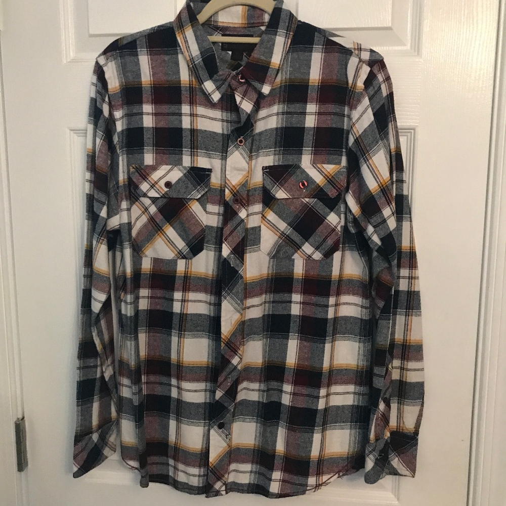 Mens Button Down Flannel